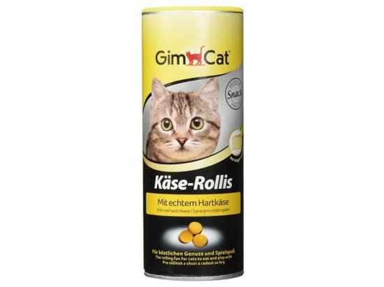 Фото - ласощі Gimcat KASE ROLLIES (СИРНІ РОЛИКИ) вітамінні ласощі для котів