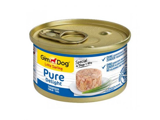 Фото - вологий корм (консерви) Gimdog Pure Delight TUNA (ТУНЕЦЬ) консерви для собак