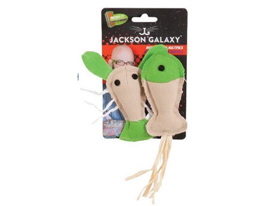 Фото - іграшки Jackson Galaxy (Джексон Гелексі) МОРСЬКІ ЗАБАВИ ЛОБСТЕР/РИБА Іграшка для котів (31959)