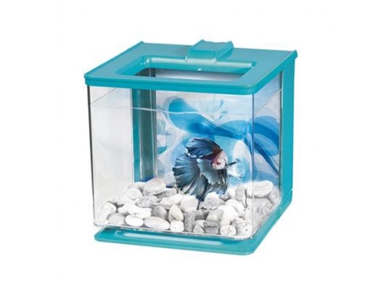 Фото - аквариумы Hagen MARINA BETTA EZ CARE аквариум для петушка голубой 2,5 л (13359)