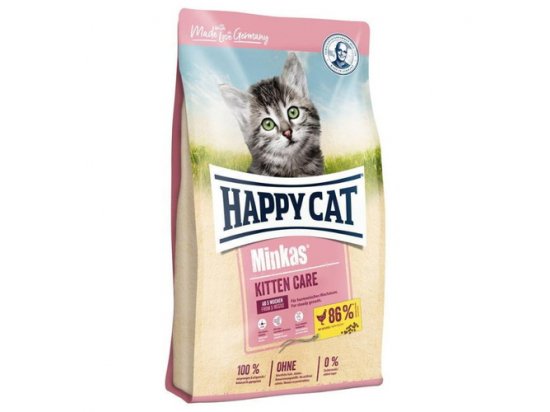 Фото - сухий корм Happy Cat (Хепі Кет) MINKAS KITTEN (МІНКАС КІТТЕН) корм для кошенят