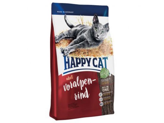 Happy Cat (Хэппи Кет) SUPREME ADULT VORALPEN-RIND (СУПРИМ АЛЬПИЙСКАЯ ГОВЯДИНА) корм для кошек