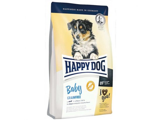 Фото - сухий корм Happy Dog BABY GRAINFREE корм беззерновий для цуценят до 6 місяців, Птиця і ягня