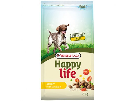 Фото - сухой корм Happy Life ADULT CHICKEN корм для собак всех пород КУРИЦА