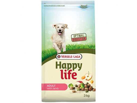 Фото - сухий корм Happy Life ADULT LAMB корм для собак середніх і великих порід ЯГНЯ