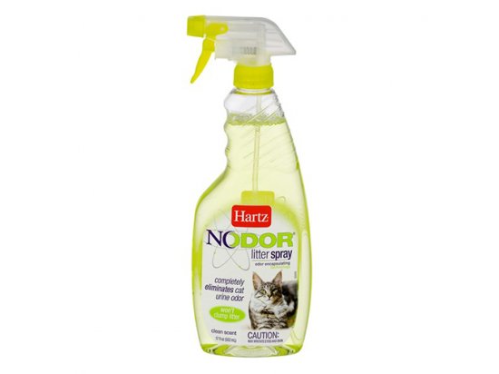 Фото - средства для дезинфекции Hartz NODOR LITTER SPRAY - Уничтожитель запаха для кошачих туалетов ароматизированный (H11443)