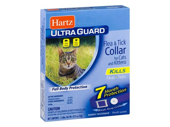 Фото - від бліх та кліщів Hartz Ultra Guard Нашийник для кішок від бліх і кліщів ЛИЛОВИЙ