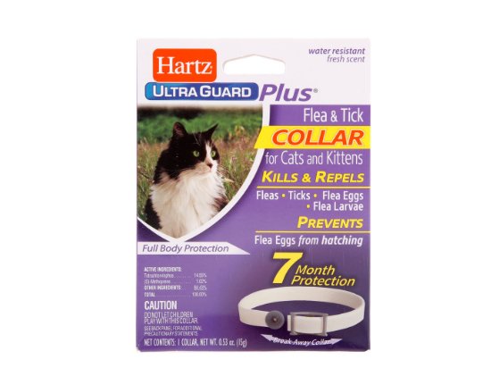 Фото - від бліх та кліщів Hartz Ultra Guard Plus for Cats and Kittens - Нашийник для котів та кошенят від бліх та кліщів, БІЛИЙ