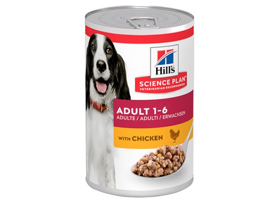 Фото - влажный корм (консервы) Hill's Science Plan ADULT консервы для взрослых собак КУРИЦА