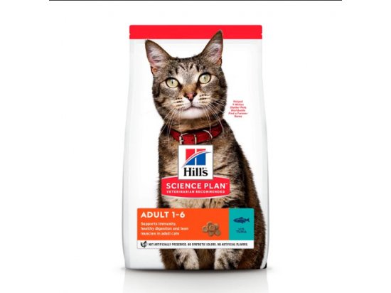 Hill's Science Plan Adult Optimal Care корм для кошек с тунцом