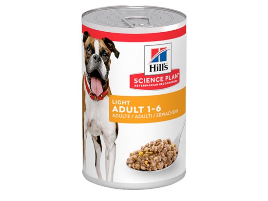 Фото - влажный корм (консервы) Hill's Science Plan LIGHT консервы для собак с избыточным весом СВИНИНА, 370 г
