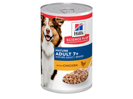 Фото - влажный корм (консервы) Hill's Science Plan MATURE ADULT 7+ консервы для пожилых собак КУРИЦА