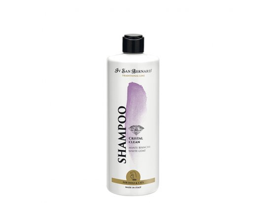 Iv San Bernard (Ив Сен Бернар) CRISTAL CLEAN Shampoo - Шампунь для уничтожения желтых и бурых пятен на шерсти животных КРИСТАЛ КЛИН