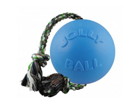 Фото - игрушки Jolly Pets ROMP-N-ROLL игрушка для собак, мяч с канатом СРЕДНИЙ