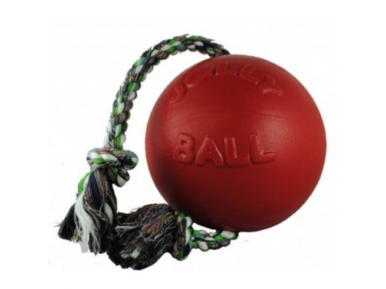 Фото - игрушки Jolly Pets ROMP-N-ROLL игрушка для собак, мяч с канатом БОЛЬШОЙ