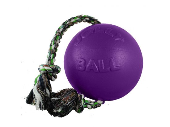 Фото - іграшки Jolly Pets ROMP-N-ROLL іграшка для собак, м'яч з канатом МАЛИЙ