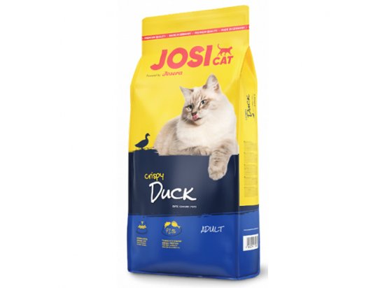 Фото - сухий корм Josera JosiCat CRISPY DUCK корм для дорослих котів КАЧКА
