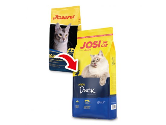 Фото - сухой корм Josera JosiCat CRISPY DUCK корм для взрослых котов УТКА