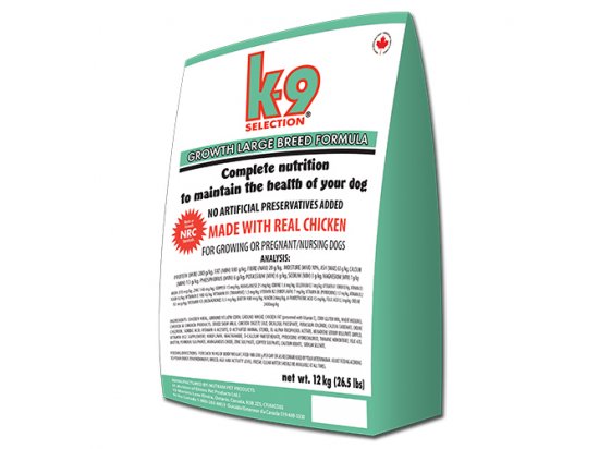 Фото - сухой корм K9 Selection GROWTH LARGE BREED сухой корм для щенков крупных пород