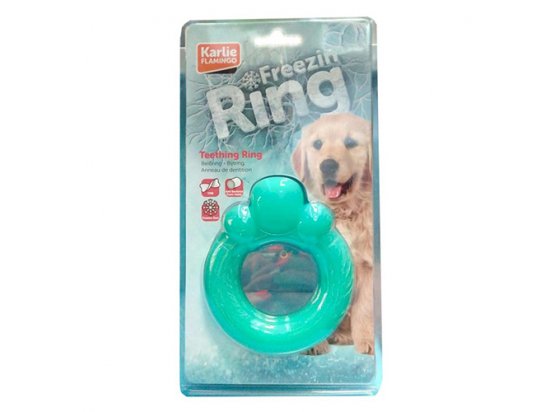 Фото - іграшки Flamingo (Фламінго) TEETHING RING (КІЛЬЦЕ ДЛЯ ЗУБІВ, Що ПРОРЕЗИВАЮТЬСЯ) іграшка для собак