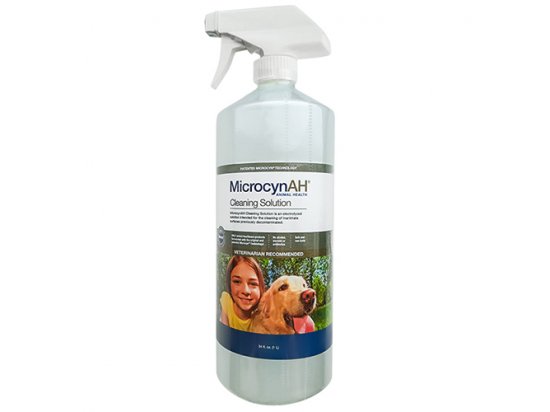 Фото - удаление запахов, пятен и шерсти Microcyn (Микроцин) Cleaning Solution дезинфицирующее средство для поверхностей