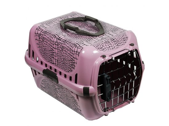 Фото - переноски, сумки, рюкзаки Moderna (Модерна) Trendy Runner Wild Life IATA переноски для тварин, МЕТАЛ ДВЕР, рожевий