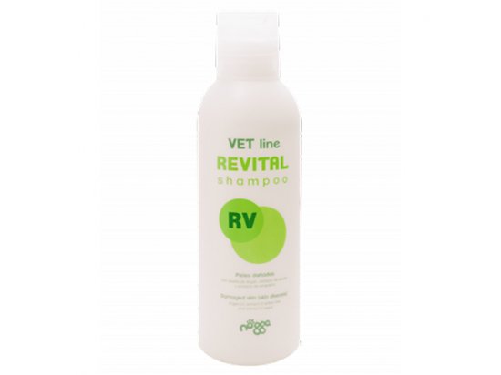 Фото - лікувальна косметика Nogga Vet Line шампунь REVITAL SHAMPOO RV при інфекційних ураженнях шкіри для тварин