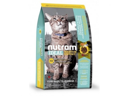Фото - сухой корм Nutram I12 Ideal Solution Support WEIGHT CONTROL (ВЕЙТ КОНТРОЛ) корм для кошек, склонных к ожирению