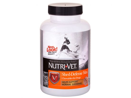 Nutri-Vet (Нутрі Вет) Shed-Defense Max - ЗАХИСТ ШЕРСТІ таблетки для собак