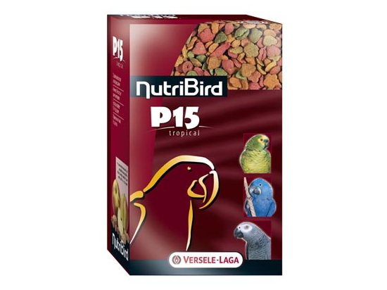 NutriBird P15 Tropical корм с орехами и фруктами для попугаев