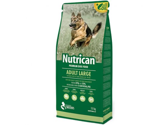 Фото - сухий корм Nutrican ADULT LARGE корм для дорослих собак великих порід 15 кг