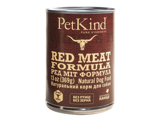 Фото - влажный корм (консервы) PetKind RED MEAT FORMULA консервы для собак С ГОВЯДИНОЙ, ЯГНЕНКОМ и ГОВЯЖЬИМ РУБЦОМ