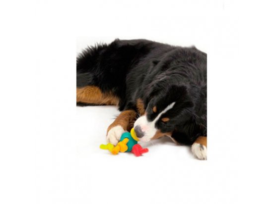 PETSTAGES Hearty Chew - Мячик с канатами - игрушка для собак, диаметр 8 см - 3 фото