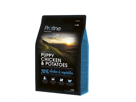Фото - сухий корм Profine (Профайн) Puppy CHICKEN & POTATOES - сухий корм для цуценят та молодих собак з куркою та картоплею