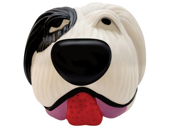 Фото - іграшки Petstages (Петстейджес) Black&White Dog Ball - Білий Бім Чорне вухо - Вінілова іграшка для собак