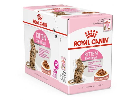 Фото - влажный корм (консервы) Royal Canin KITTEN STERILISED влажный корм для стерилизованных котят от 6 до 12 месяцев