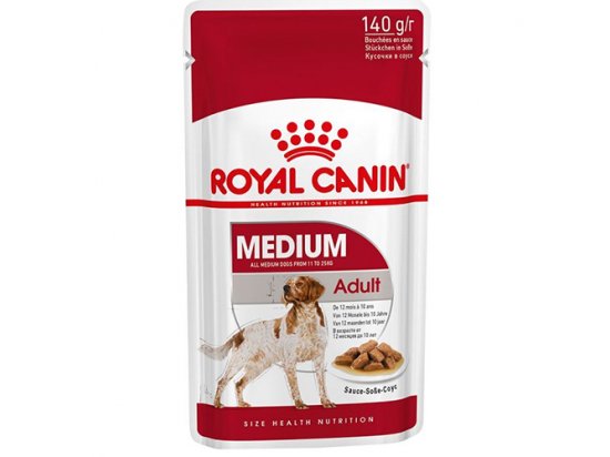 Фото - вологий корм (консерви) Royal Canin MEDIUM ADULT вологий корм для дорослих собак середніх порід від 2 до 12 місяців