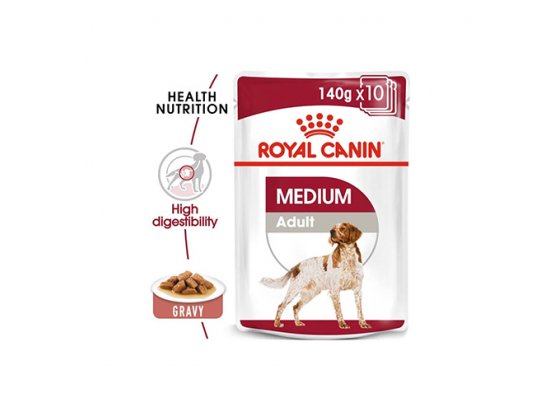 Фото - влажный корм (консервы) Royal Canin MEDIUM ADULT влажный корм для взрослых собак средних пород от 2 до 12 месяцев