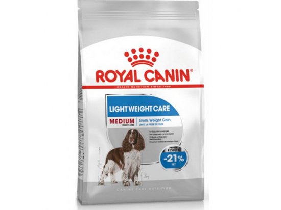 Фото - сухой корм Royal Canin MEDIUM LIGHT WEIGHT CARE корм для собак средних пород малоактивных и склонных к ожирению (от 11 до 25 кг), 3 кг