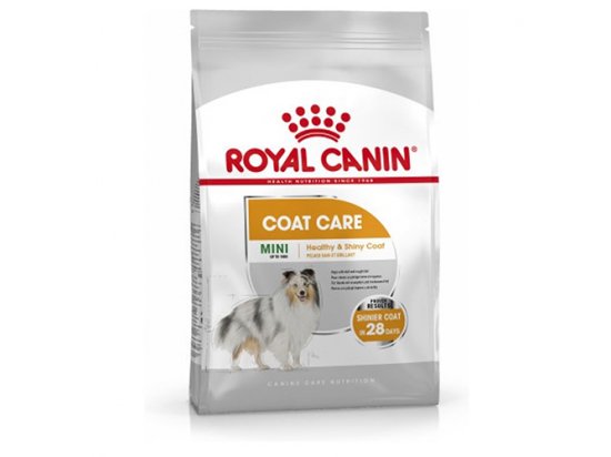 Фото - сухой корм Royal Canin MINI COAT CARE корм для собак мелких пород с тусклой и сухой шерстью