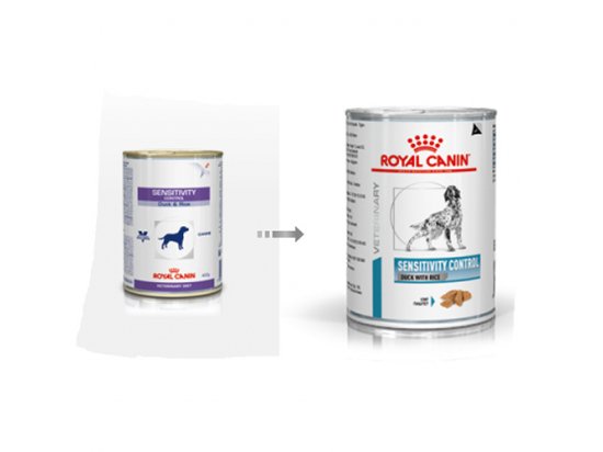 Royal Canin SENSITIVITY CONTROL with DUCK лечебный влажный корм для собак при пищевой аллергии (с уткой) - 2 фото