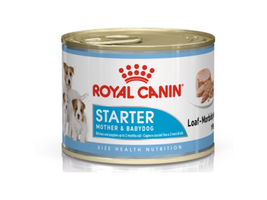 Фото - влажный корм (консервы) Royal Canin STARTER MOUSSE (СТАРТЕР МУС) влажный корм для щенков и сук при беременности и лактации