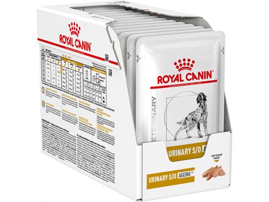 Фото - ветеринарні корми Royal Canin URINARY S/O AGEING 7+ лікувальний вологий корм для собак старше 7 років