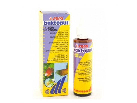 Фото - хімія та ліки SERA Baktopur (Бактопур) Лікувальний засіб для риб