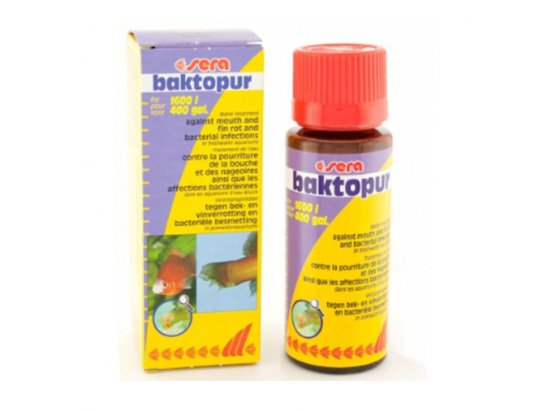 Фото - хімія та ліки SERA Baktopur (Бактопур) Лікувальний засіб для риб