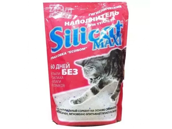 Фото - наполнители SILICAT Силикет силикагелевый наполнитель в кошачий туалет