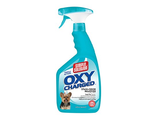 Фото - удаление запахов и пятен Simple Solution OXY CHARGED STAIN+ODOR REMOVER - средство от запахов и стойких пятен, с активным кислородом