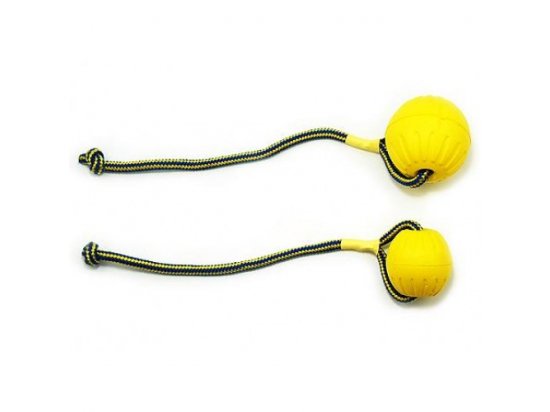 Фото - іграшки StarMark Swing&Fling Fetch Ball іграшка для собак, м'яч на мотузці