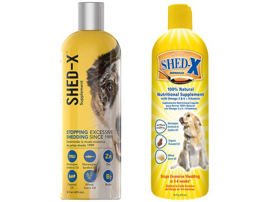 SynergyLabs® Shed-X Dog ШЕД-ИКС ДОГ добавка для шерсти против линьки для собак - 3 фото