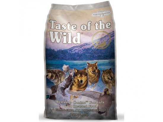 Фото - сухий корм Taste of the Wild WETLANDS CANINE FORMULA - корм для собак з м'ясом смаженої дичини